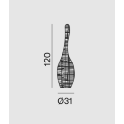 Lampadaire design Bolla 120...