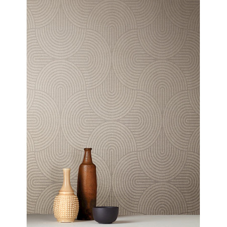 Papier peint motifs géométriques Earth Masureel