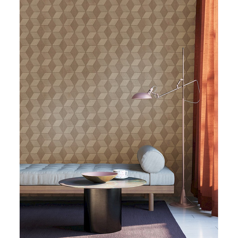 Papier peint motifs géométriques Manhattan Masureel