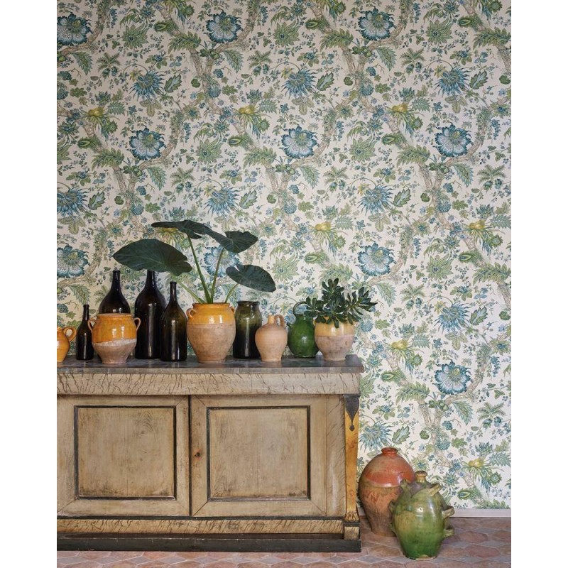 Revêtement mural fleuri Adelaide Manuel Canovas