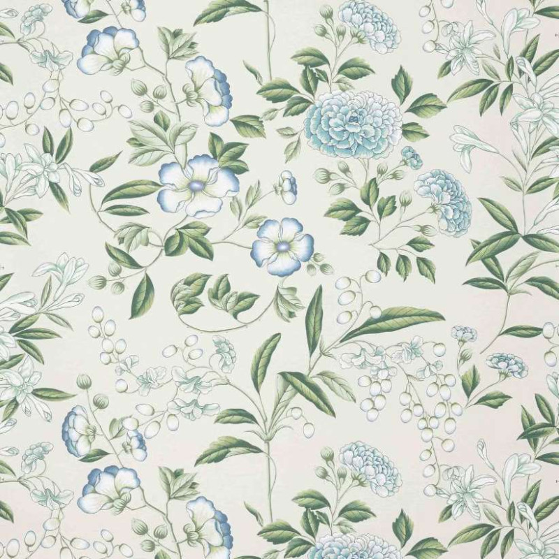 Revêtement mural fleuri Coromandel Manuel Canovas