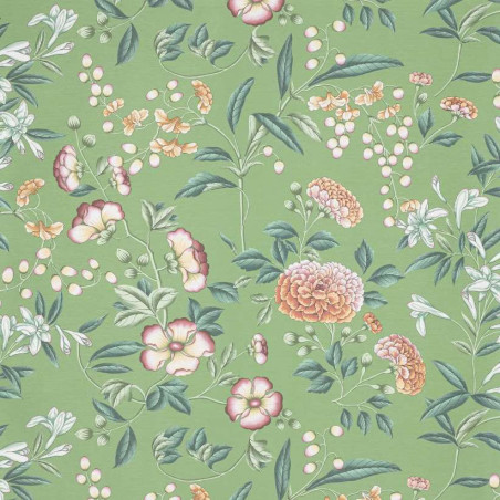 Revêtement mural fleuri Coromandel Manuel Canovas