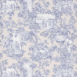 Papier peint toile de Jouy Sansha Manuel Canovas