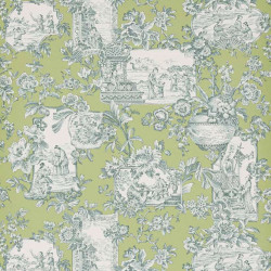 Papier peint toile de Jouy Sansha Manuel Canovas