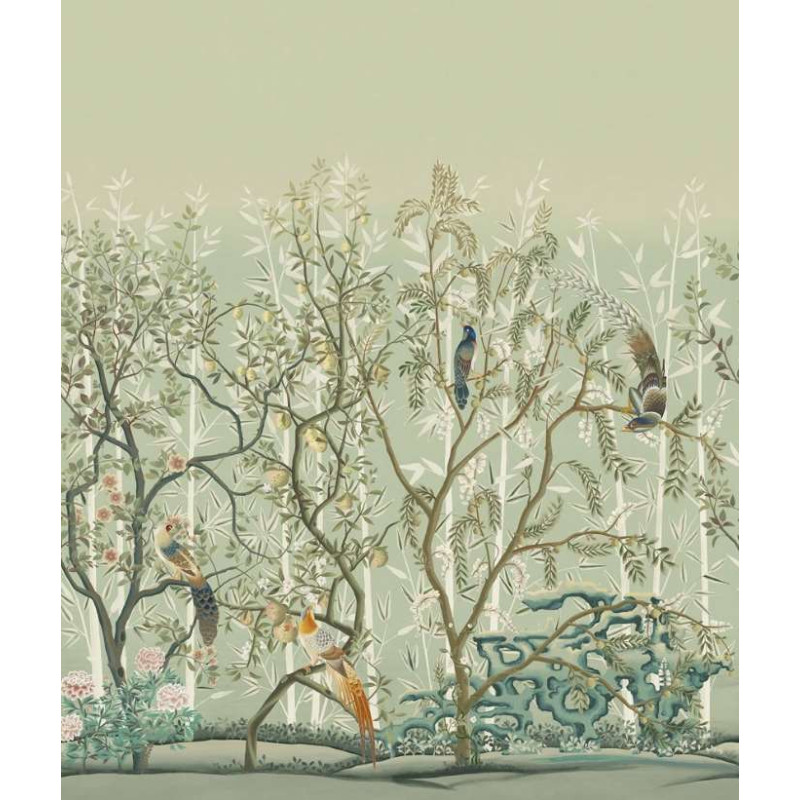 Papier panoramique La Voliere Manuel Canovas