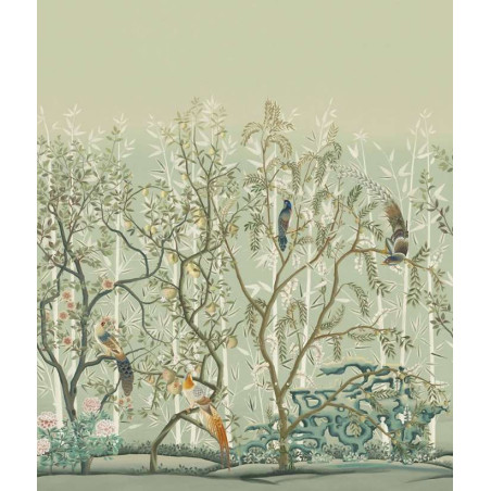 Papier panoramique La Voliere Manuel Canovas