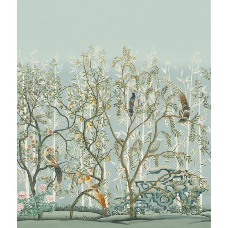 Papier panoramique La Voliere Manuel Canovas