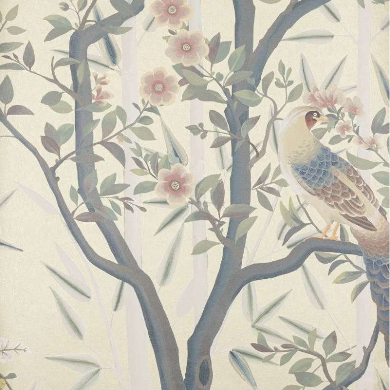 Papier panoramique La Voliere Manuel Canovas