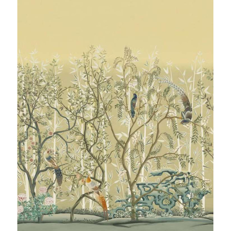 Papier panoramique La Voliere Manuel Canovas