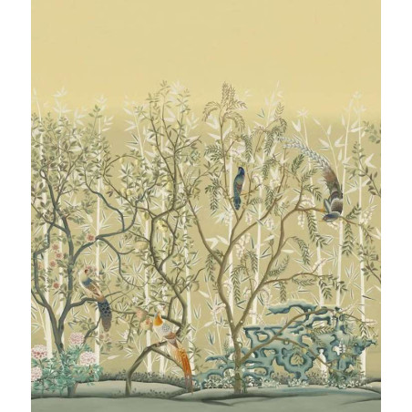 Papier panoramique La Voliere Manuel Canovas