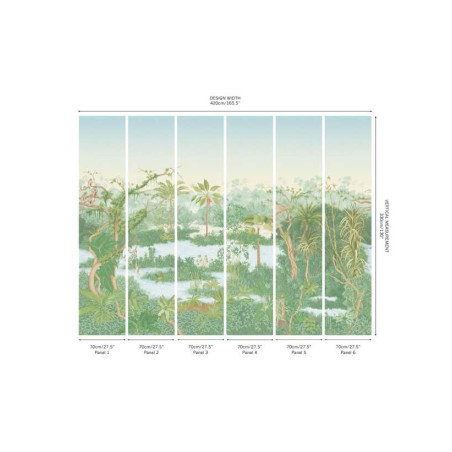 Papier panoramique Borneo Manuel Canovas