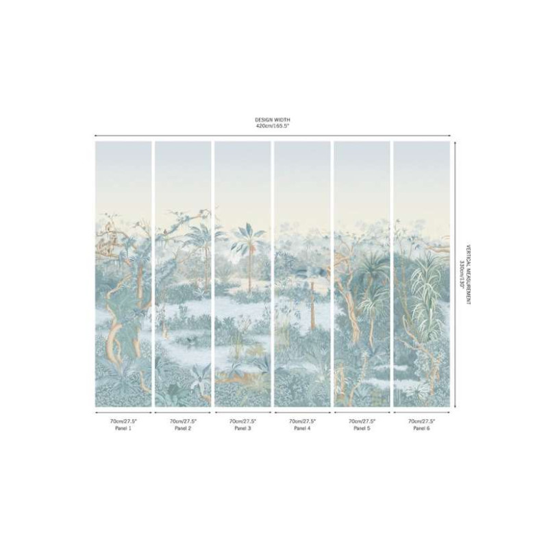 Papier panoramique Borneo Manuel Canovas