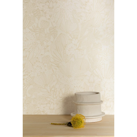 Papier peint végétal Bellis Masureel