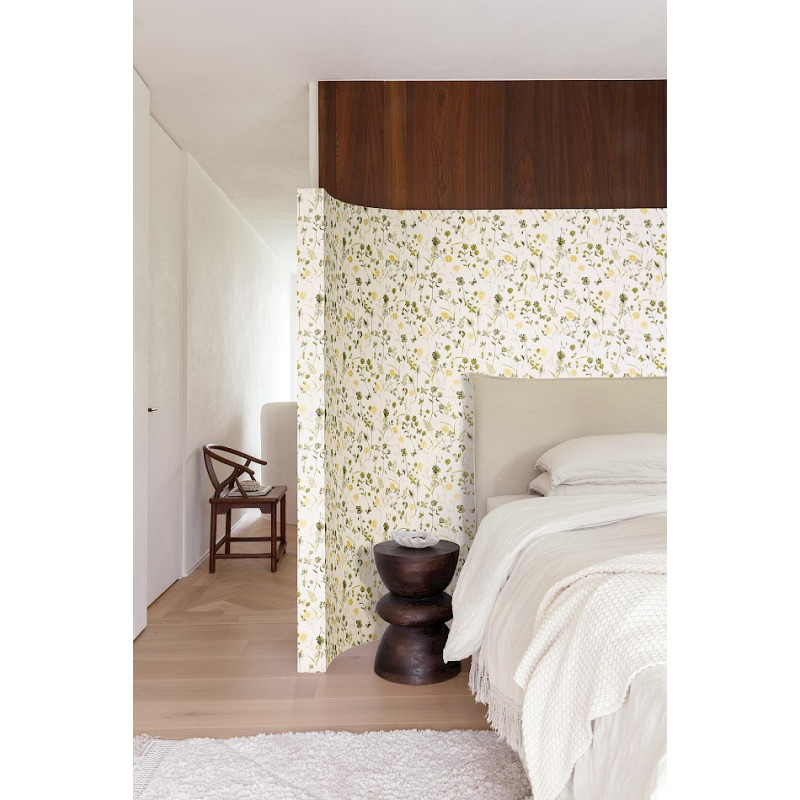 Papier peint fleuri Elysium Masureel