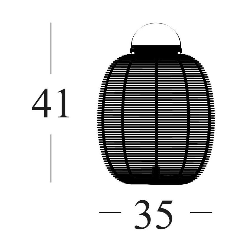 Lampe d'extérieur design petite Tika Vincent Sheppard