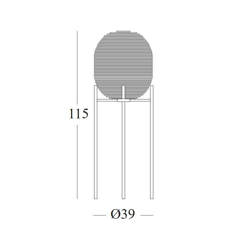 Lampadaire design moyen Sari Vincent Sheppard