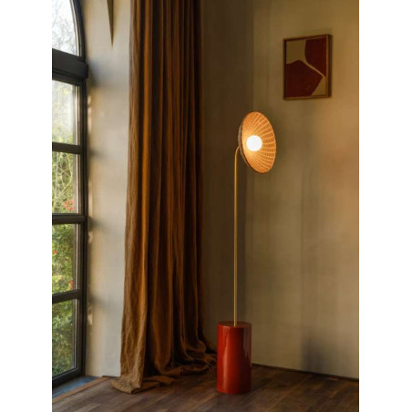 Lampadaire design Arvin Floor Curved Vincent Sheppard