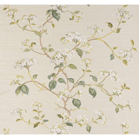 Papier peint fleuri Summerby Sisal Colefax and Fowler