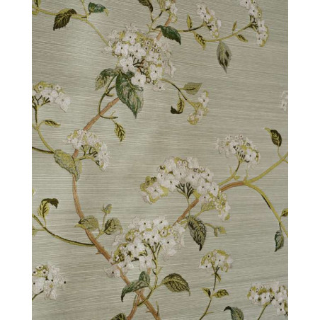 Papier peint fleuri Summerby Sisal Colefax and Fowler