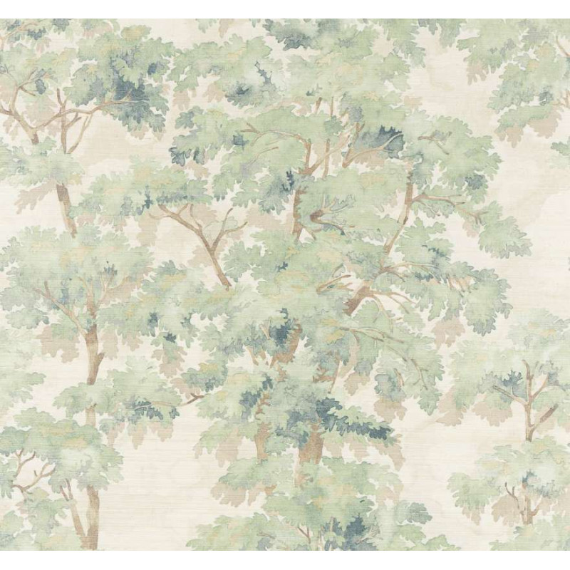 Papier peint arbre Arbour Sisal Colefax and Fowler