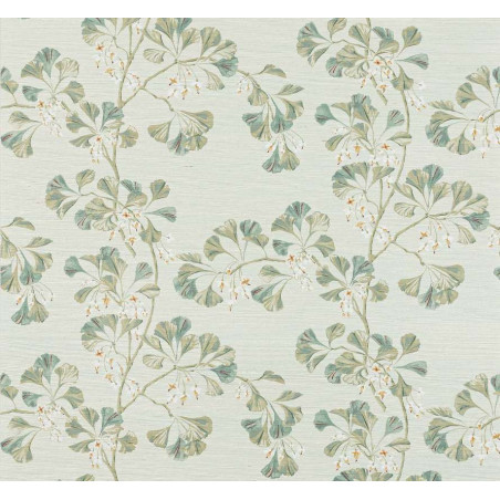 Papier peint fleuri Greenacre Sisal Colefax and Fowler