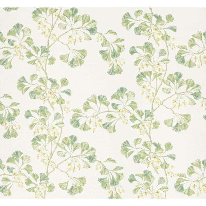 Papier peint fleuri Greenacre Sisal Colefax and Fowler