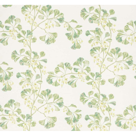 Papier peint fleuri Greenacre Sisal Colefax and Fowler