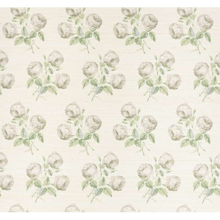 Papier peint fleuri Bowood Sisal Colefax and Fowler
