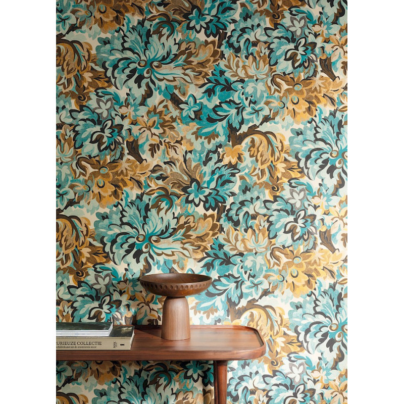Papier peint fleuri Idilia Masureel