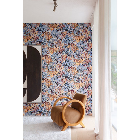 Papier peint fleuri Idilia Masureel