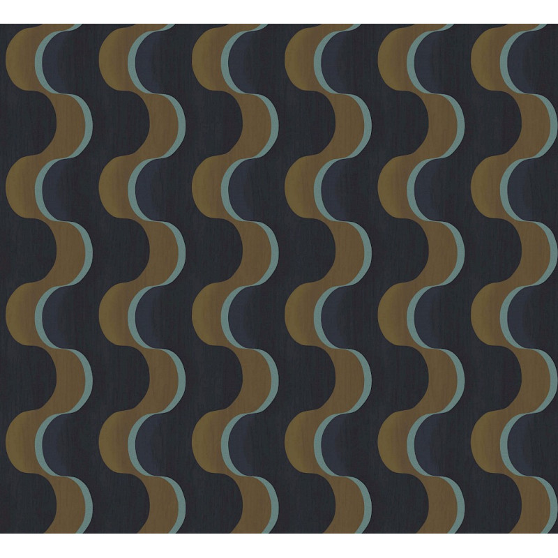 Papier peint géométrique Flow Masureel
