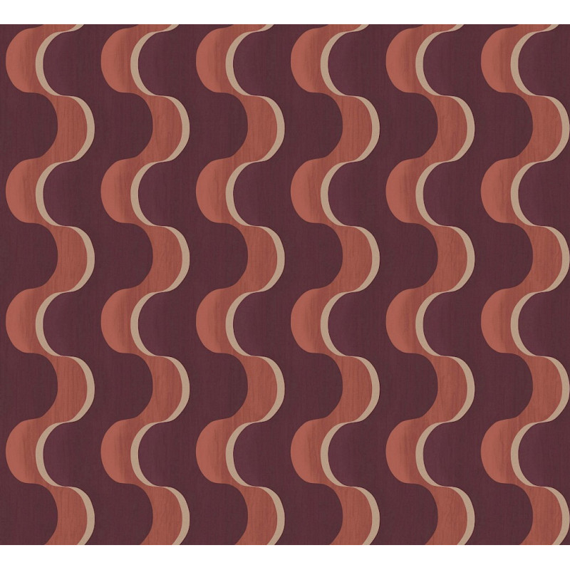 Papier peint géométrique Flow Masureel