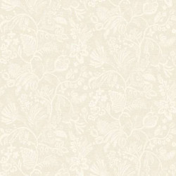 Papier peint fleuri Pastel Casamance
