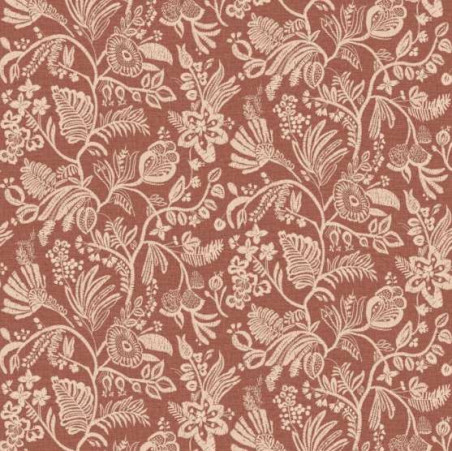 Papier peint fleuri Pastel Casamance
