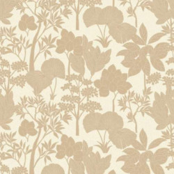 Papier peint fleuri Inara Casamance