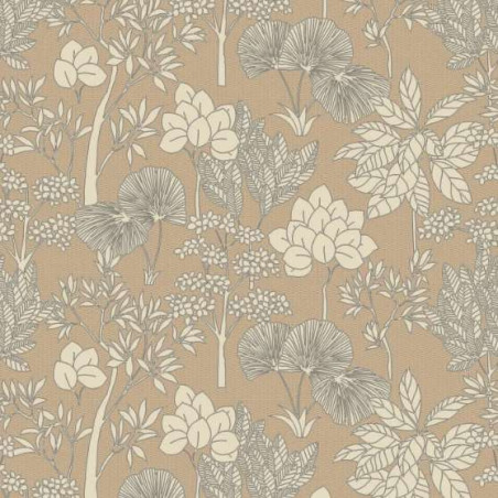 Papier peint fleuri Inara Casamance
