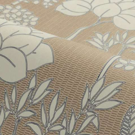 Papier peint fleuri Inara Casamance
