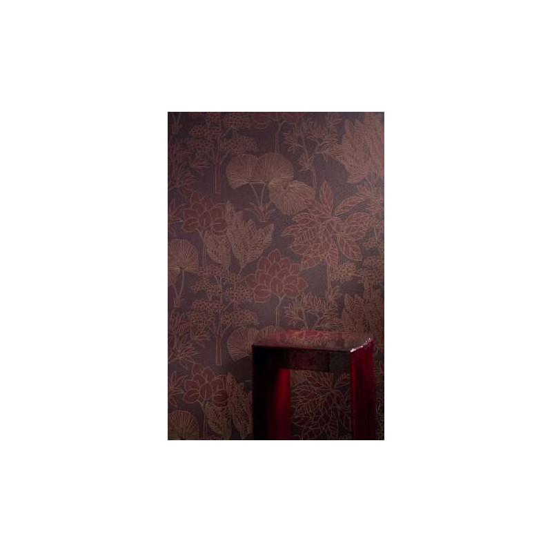 Papier peint fleuri Inara Casamance