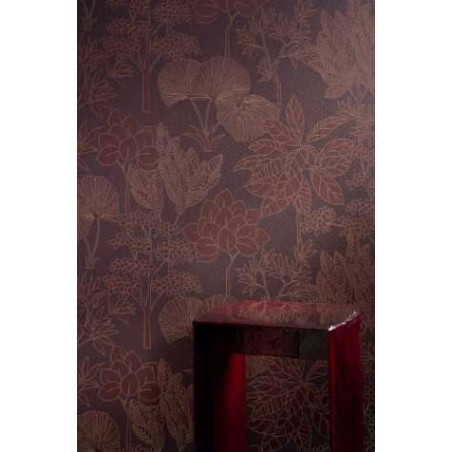 Papier peint fleuri Inara Casamance
