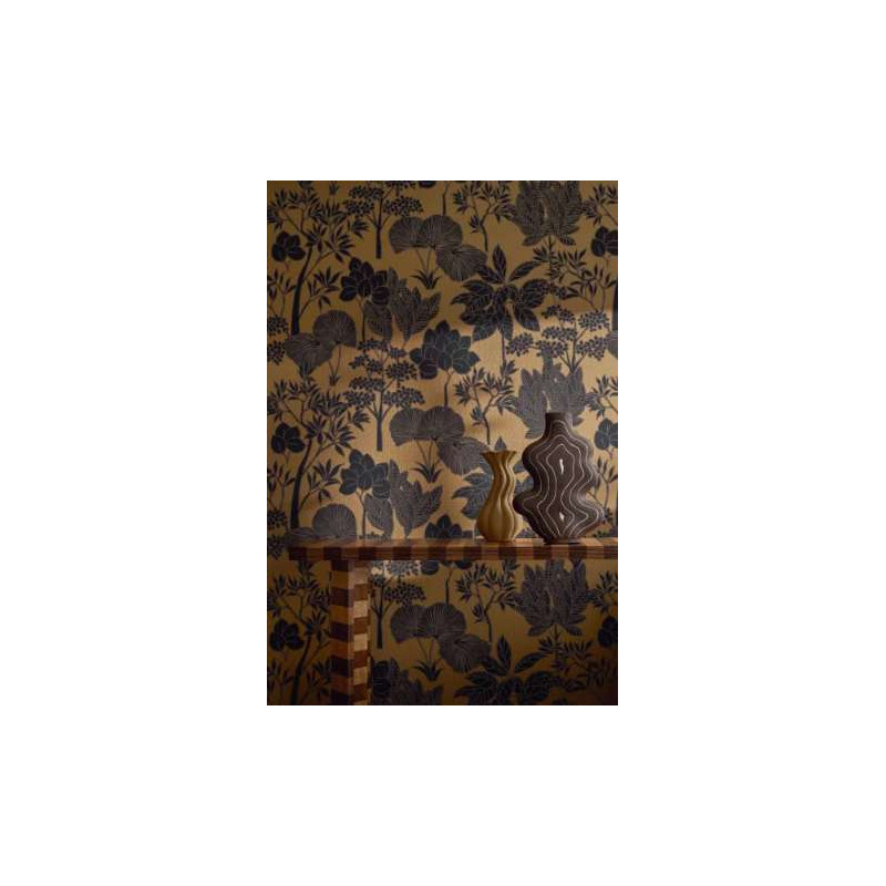 Papier peint fleuri Inara Casamance