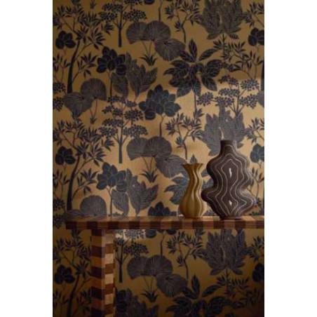 Papier peint fleuri Inara Casamance