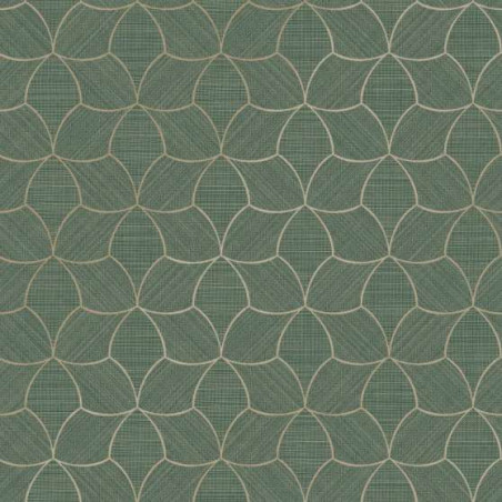 Papier peint motifs géométriques Tressana Casamance
