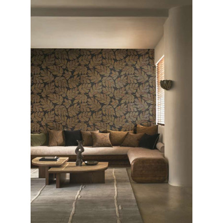 Papier peint végétal Lontara Casamance