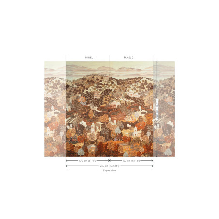 Panoramique paysage Sundara Arte