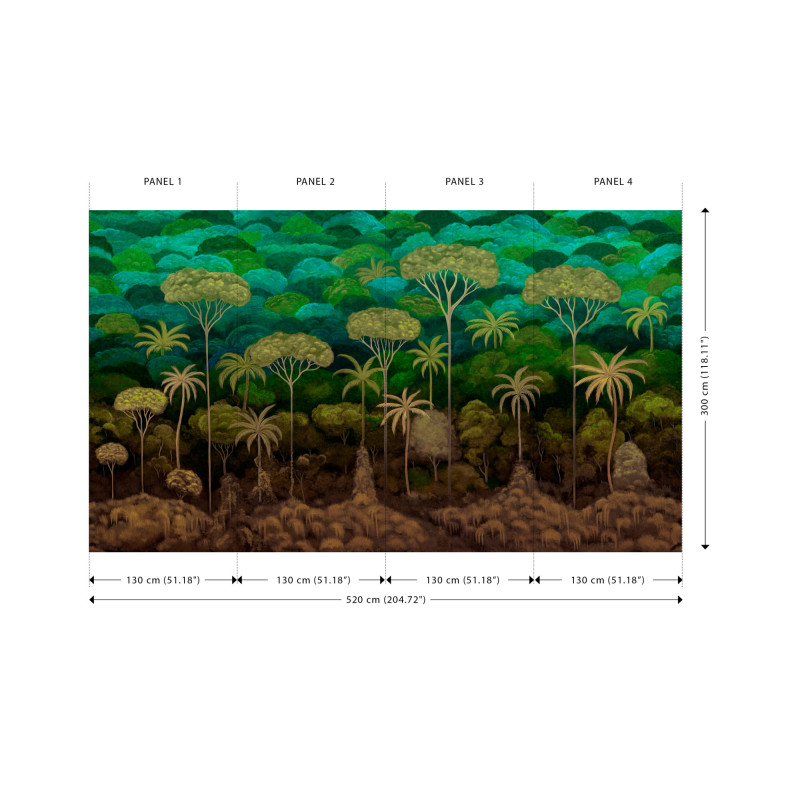 Panoramique arbre Ciel Tropical Arte