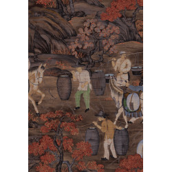 Revêtement mural toile de jouy Toile de Tibet Arte