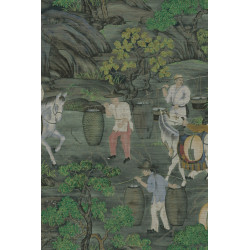 Revêtement mural toile de jouy Toile de Tibet Arte
