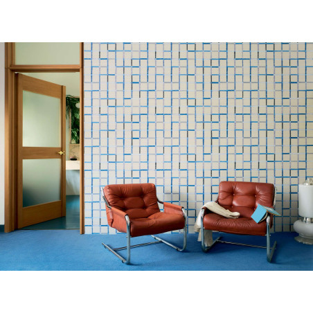 Papier peint motifs géométriques Frivole Elitis