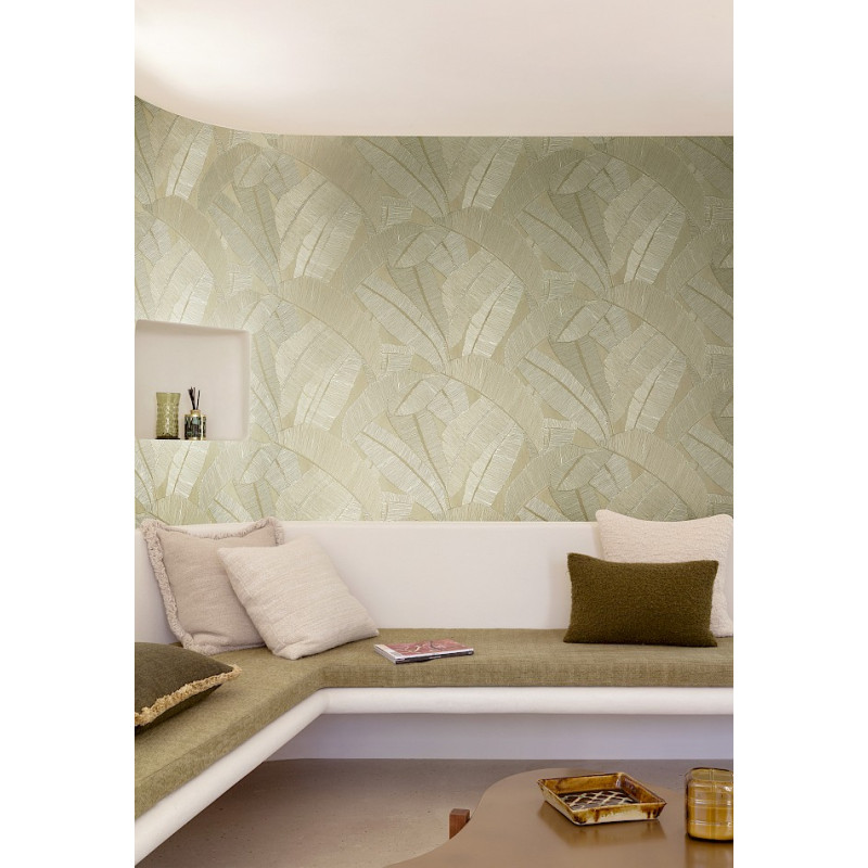 Papier peint feuilles Banyan Masureel