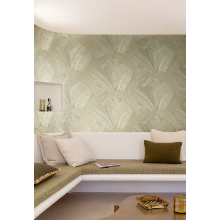 Papier peint feuilles Banyan Masureel